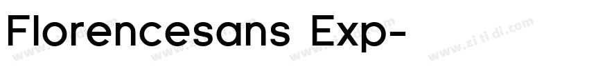 Florencesans Exp字体转换